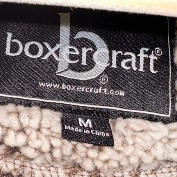 Boxercraft Seattle Washington Sherpa Pullover M Quarter Zip Teddy Fleece - Image 3