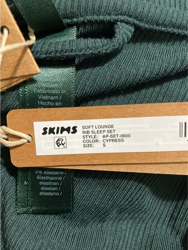 SKIMS Cypress Soft Lounge Pajama Set S - Image 4