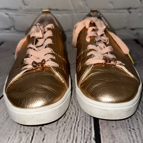 Ted Baker London Kelleip Rose Gold Sneakers - Image 7