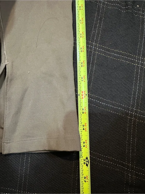 GAP Taupe Boot Cut & Flare Active Leggings - Image 3