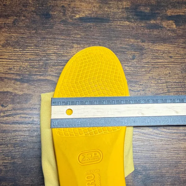 Munro American Casita Yellow Slide Sandals Low‎ Wedge Approximately Size 10 - Image 7