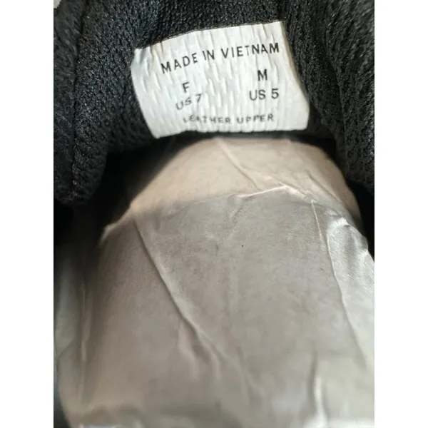 Everlane The Trainer Leather Sneaker Unisex W 7 M 5 Black New Without Box - Image 7