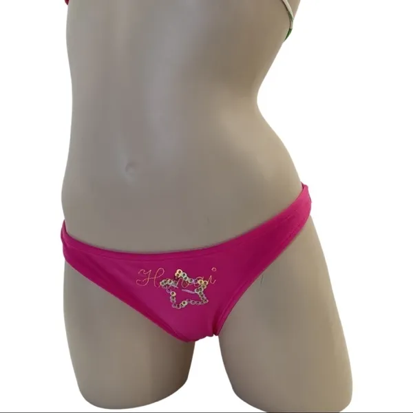 Recco Size Medium Brazilian Floral and Pink Underwire Bikini Set. New With Tags - Image 2