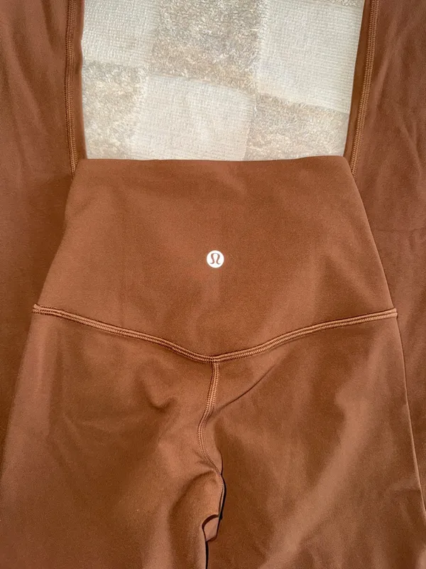 NWOT Lululemon Align High-Rise Mini Flare Pant‎ 32" Roasted Brown size 0 - Image 4