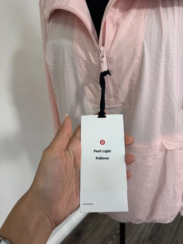 Lululemon Pack Light Pullover Pink NWT Size 6 - Image 5