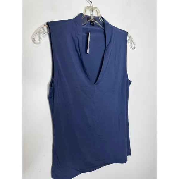 Brand New Ann Taylor Women's Small S Blue Dream V Neck Sleeveless Tank Blouse - Image 2