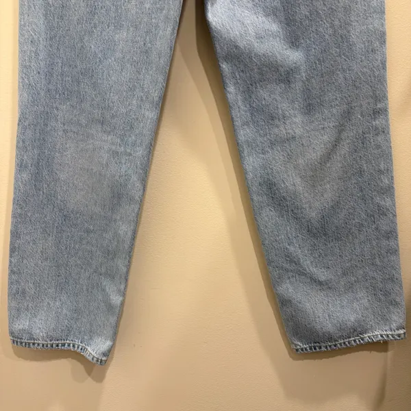 AGOLDE Criss Cross Upsized Jean in Suburbia Distressed Light Wash Size 26 Casual - Image 7