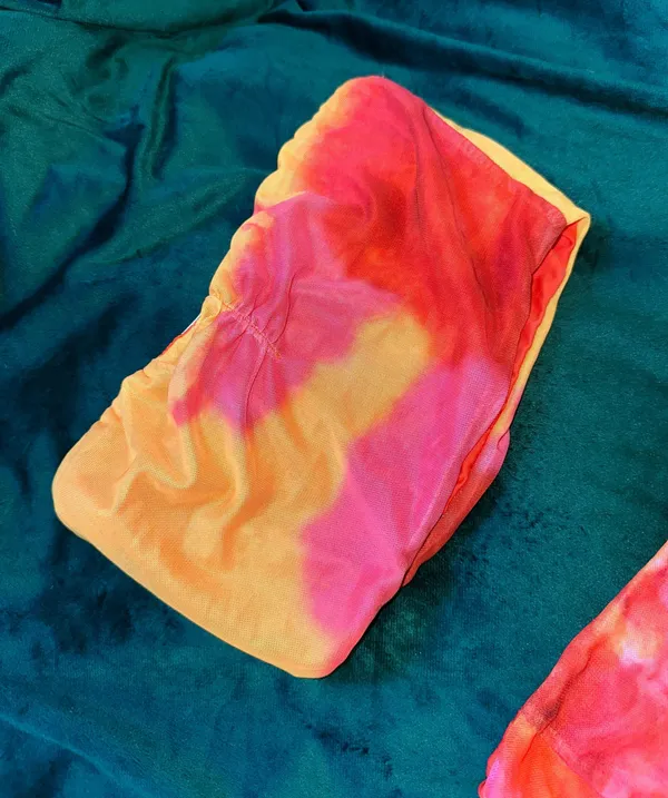 Pink/Orange Maxi Skirt + Tube Top Set - Image 7