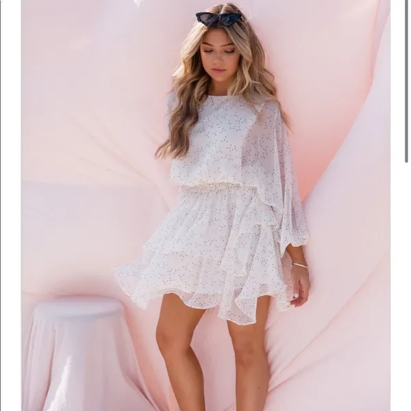 ✨HP✨Day Dreamer White Star Dress✨ - Image 2