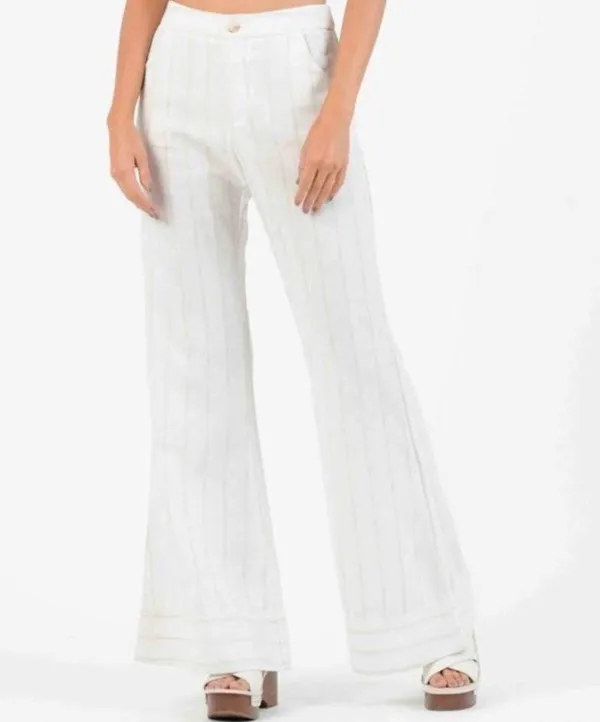 Lucca Couture Isla White Wide Leg Pants - Image 2