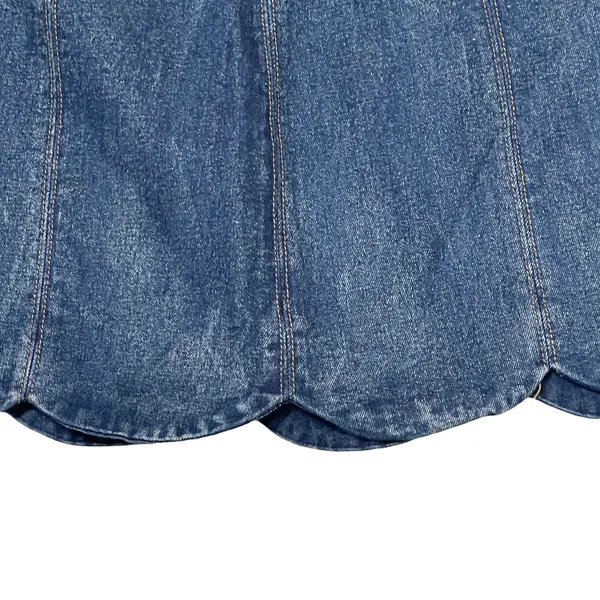 Altar'd State Womens Denim Jean Skirt Size 30" Waist 100%‎ Cotton Blue - Image 4