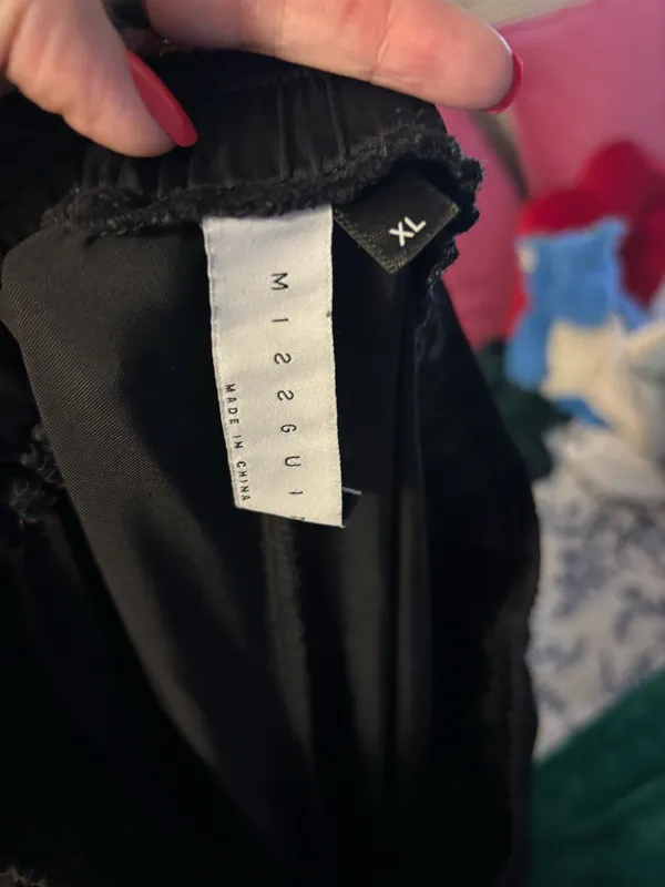 black satin pants - Image 3