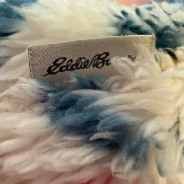 Eddie Bauer Quest Plush Quarter Zip Mock Neck Fleece Pullover Aztec Size Medium - Image 4