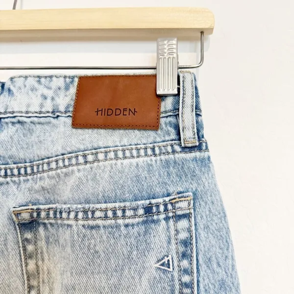 Hidden Denim Jeans Size 25 Blue High Rise Zoey Distressed Rigid Alternative Edgy - Image 6