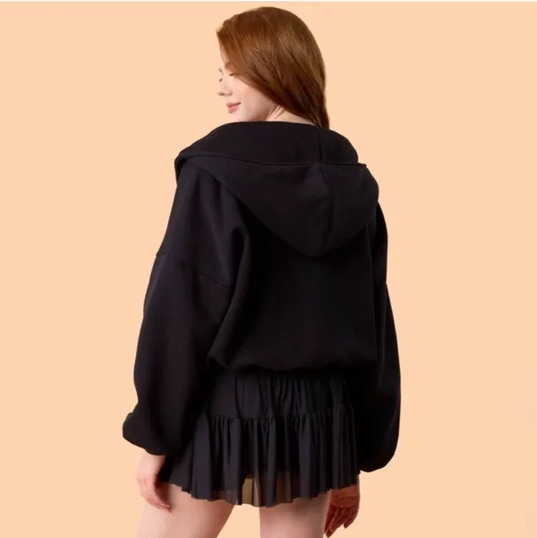 NWT! Blogilates Target X - Women's Marshmallow Full Zip Hooded Sweatshirt XL - Image 4