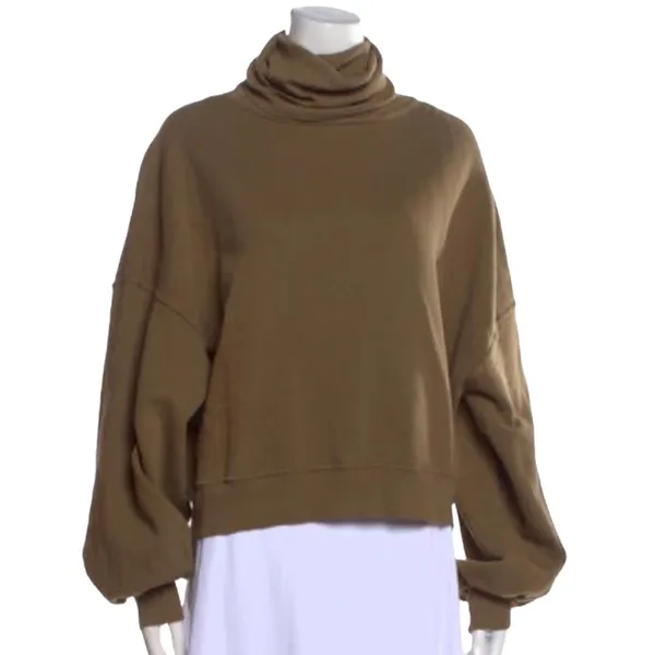 AGOLDE Turtleneck Sweater/Sweatshirt Long Sleeve Size Med Gently Pre-Loved - Image 2