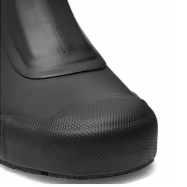 BURBERRY Check Canvas Trimmed Rubber Rain Boots - Image 5