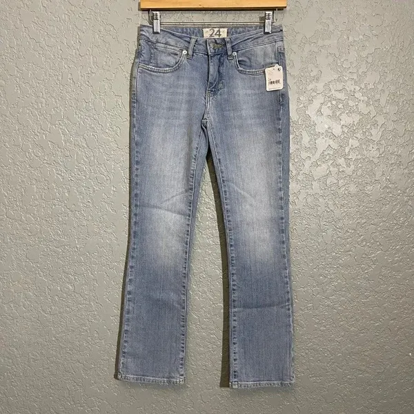 Free People Liv Crop Flare Low Rise Jeans - Image 3