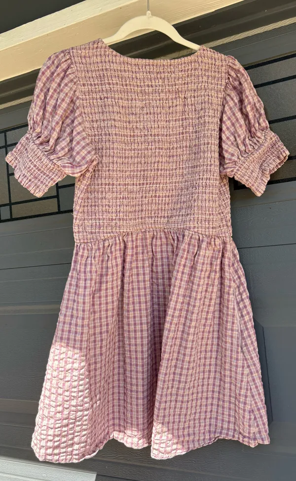 Tecovas Cotton Dress Pink Size M - Image 2