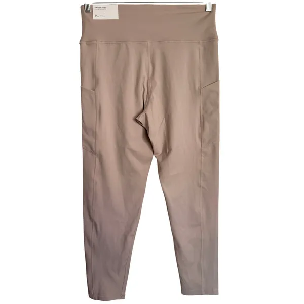 American Eagle Everything Pocket Legging XL Taupe High Rise Active Pant NWT - Image 2