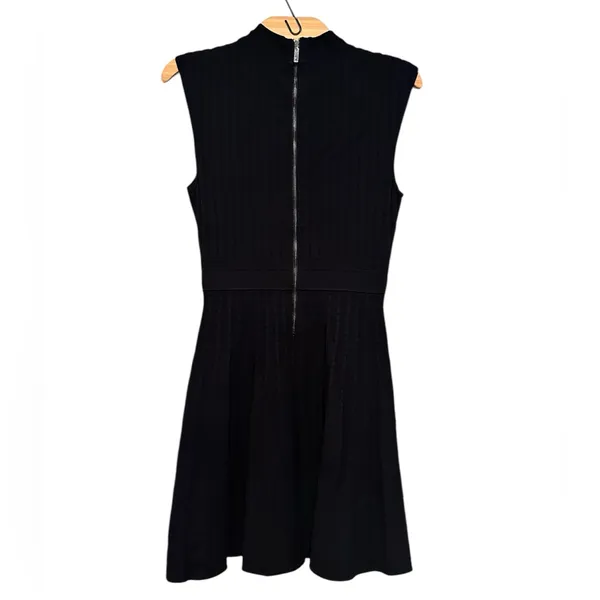 Ted Baker Black Knit Sleeveless Cocktail Dress M - Image 10