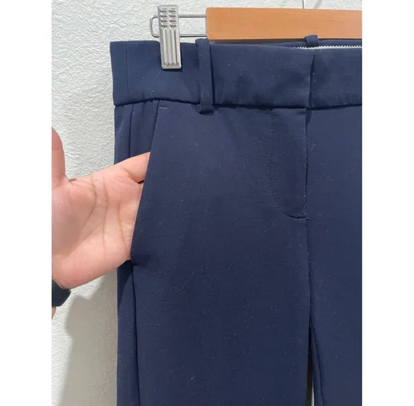 J.Crew 365 Cameron Pockets Navy Blue Trousers - Image 3