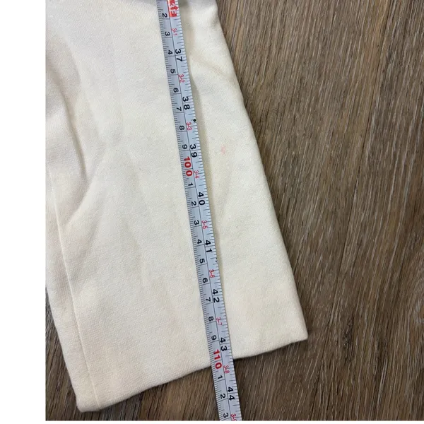 Free People Movement Jogger Pants Women’s Small Ivory Ruched Activewear Lounge - Image 7