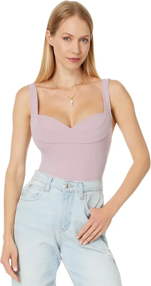 Free people women’s dusk to dawn bodysuit NWT size S in dawn pink - Image 2