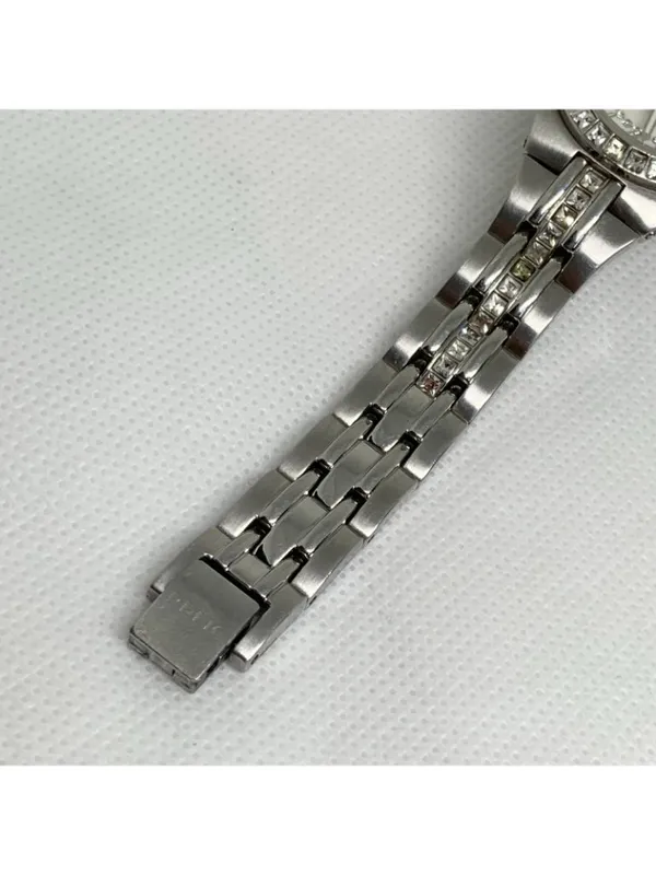 SilverTone tone Relic date watch 26mm all stainless steel 50MWR 5.5” running - Image 5