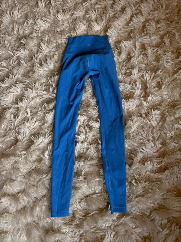 Blue Lululemon Leggings  - Image 2