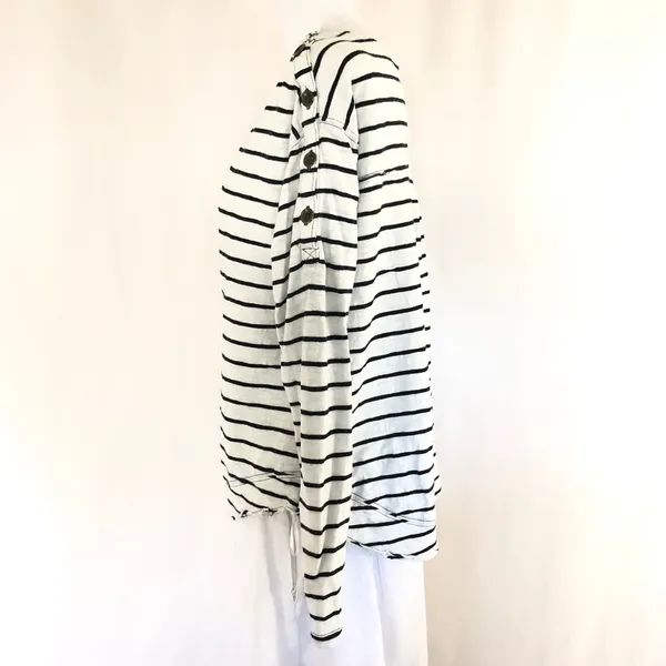 We the Free People Womens Top Hi Lo Striped - Image 2