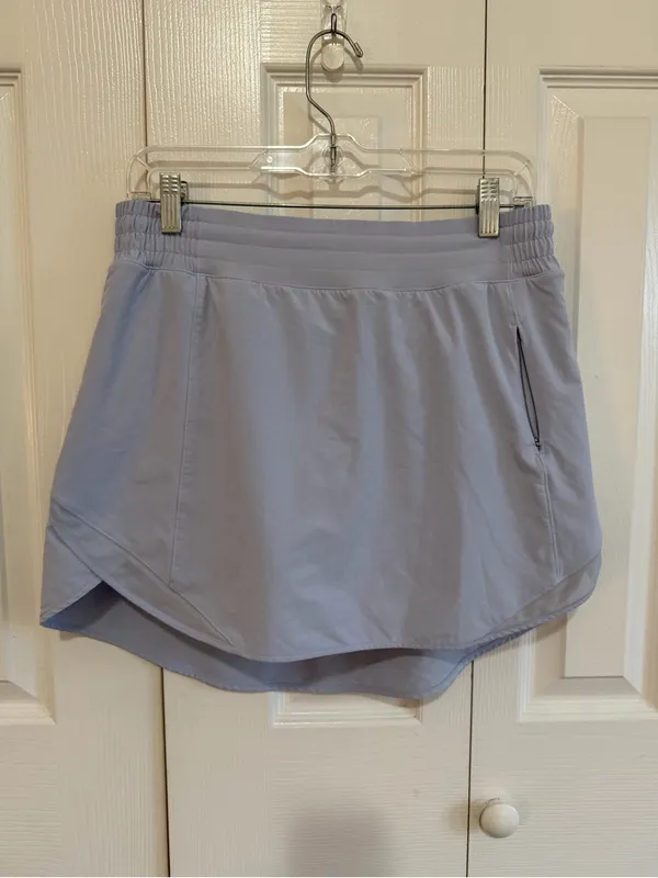 Lululemon Hotty Hot High Rise Skirt Pastel Blue Size 10 - Image 4