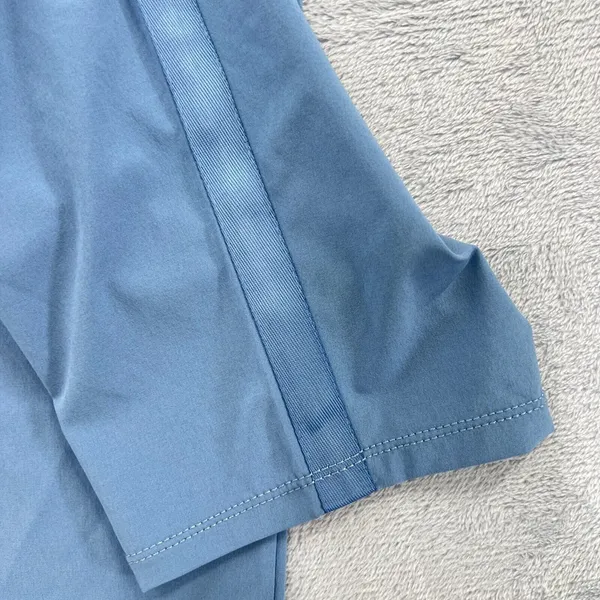 Athleta Nolita‎ Slim Tapered Crop Pants Light Blue Women 14 Pockets Relaxed Fit - Image 12