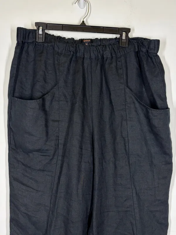 Quince 100% European Linen Tapered Ankle Pants Size XL - Image 6