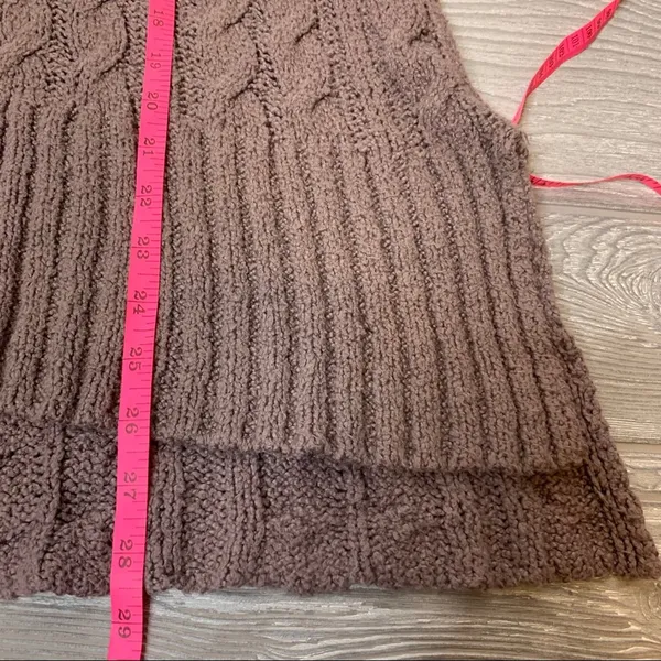 Free people easy cable v neck‎ sweater mushroom - Image 7