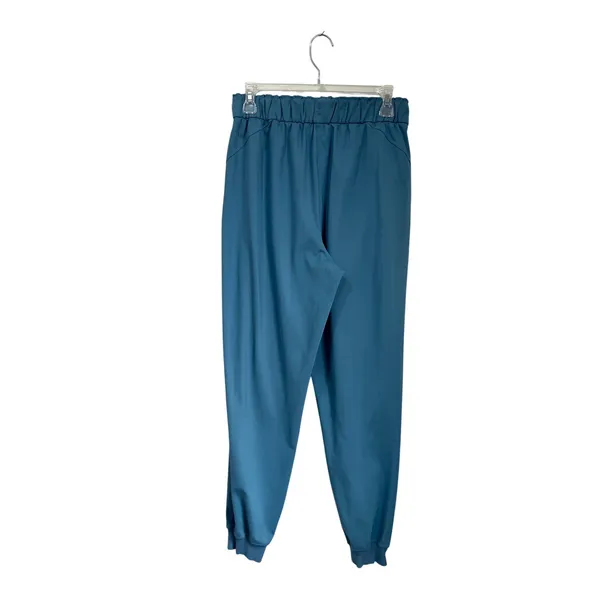 Lululemon Pants Womens Blue Jogger High Rise Drawstring Cuffed LW5FPLS Sz‎ 8 - Image 2