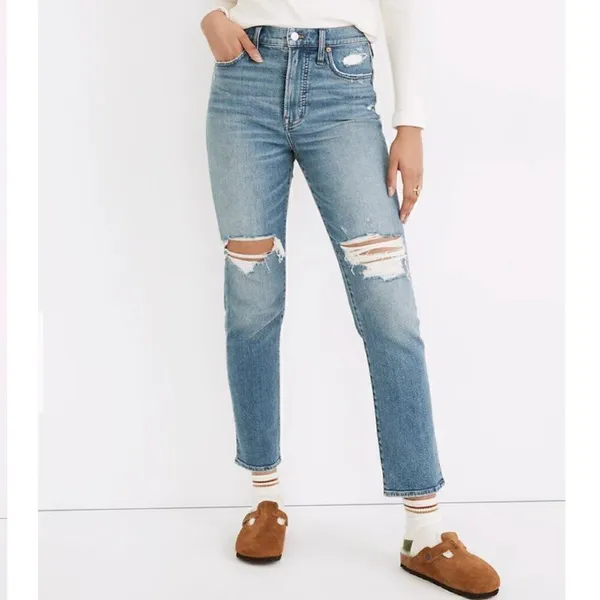 MADEWELL Jeans - The Perfect Vintage Jean in Denman Wash Size 26 - Image 3