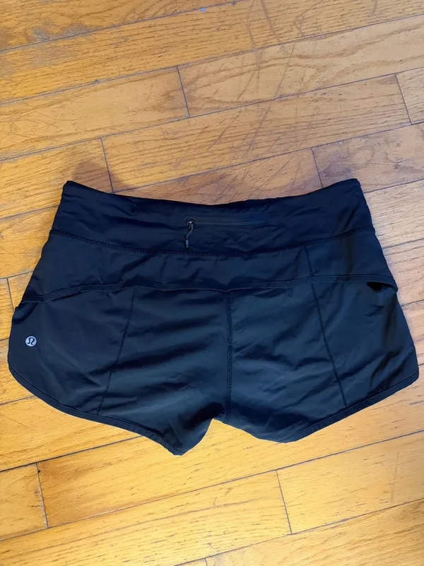 Black Lululemon Shorts 2.5" Hotty Hot - Image 2