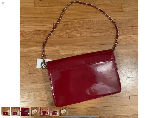 Anne Klein New red  patent bag. - Image 4