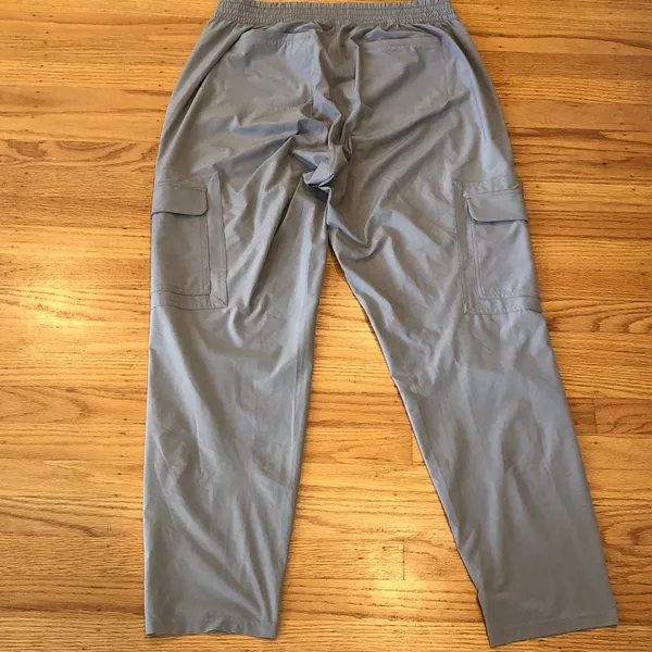 Athleta Khaki Straight Leg Cargo Pants, 16 Tall - Image 11