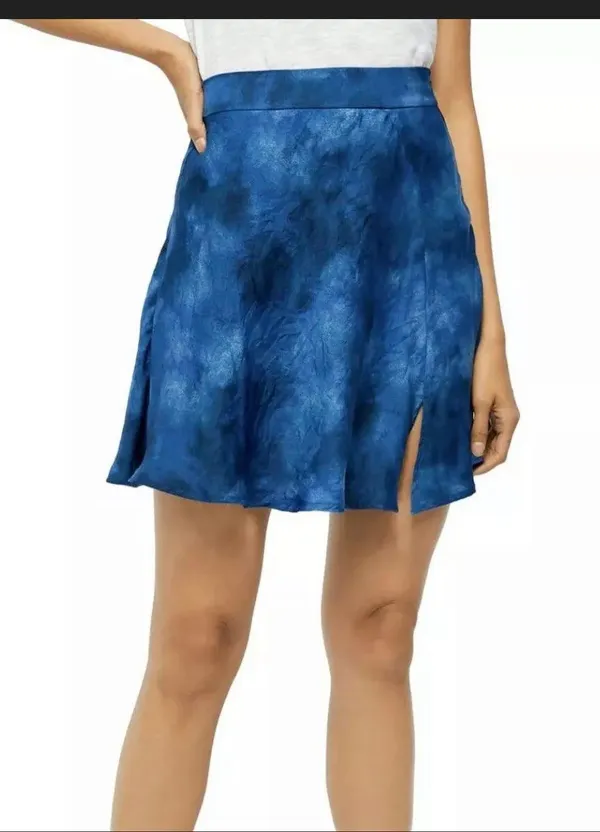 Free People SZ 8 Martine Flirt Tie-Dyed Mini Skirt BNWTS SIZE 8 $68.00 - Image 2