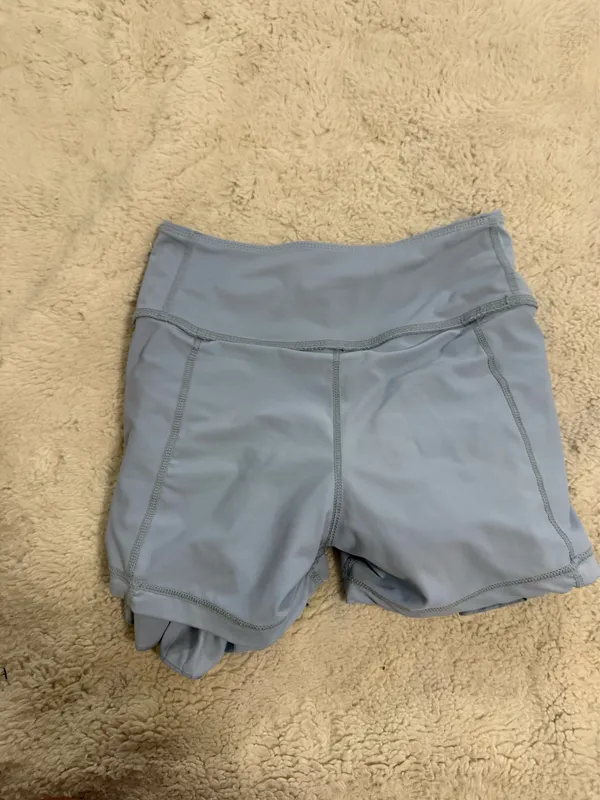 Light Blue Gold Hinge Tennis Skirt - Image 3