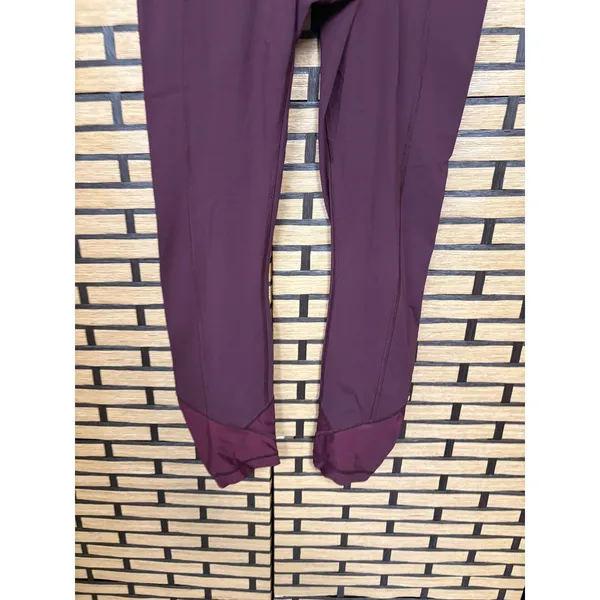 Lululemon Burgundy Leggings‎ Size 6 - Image 4