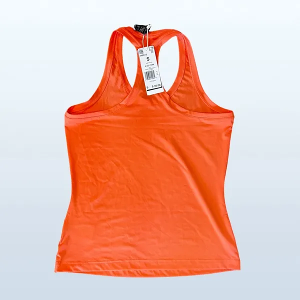 Adidas NWT Aeroready Women's D2T Training Tank Top in Orange/Coral, Size Small - Image 2