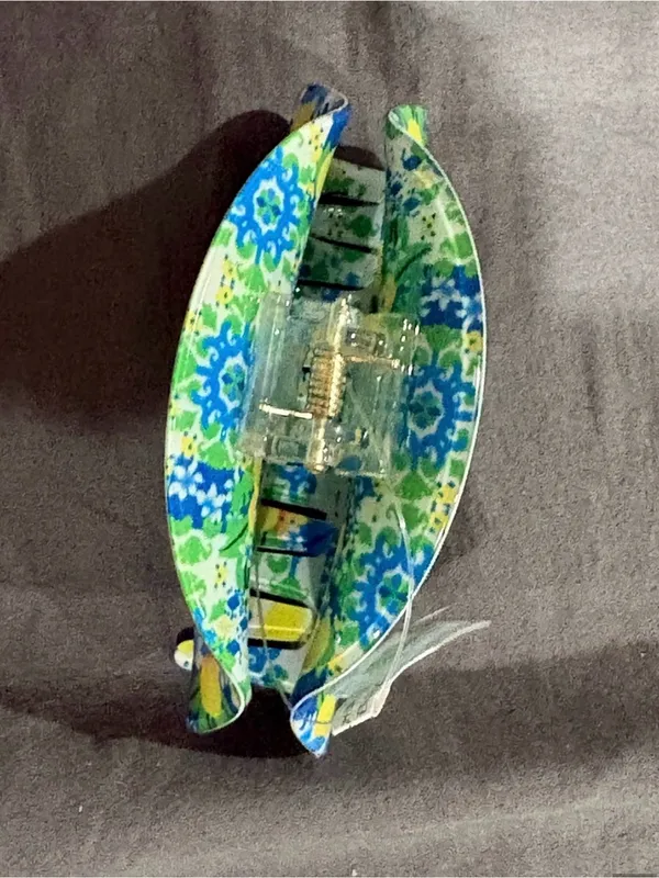 Free People Well Traveled Acrylic Hair Clip in Lemon Tree NWT - Image 3