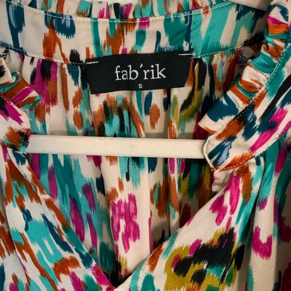 Fab'ric Colorful top size‎ small - Image 2