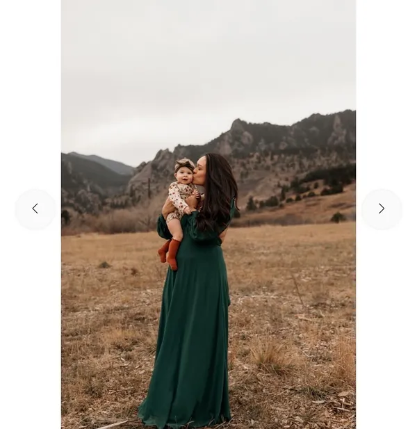 New Lulus Divine Hunter Green Backless Maxi Dress Size Large MSRP $89 - Image 5