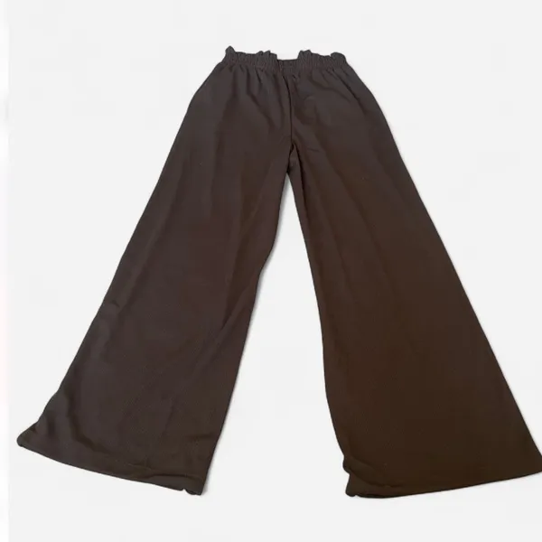 Halara Ribbed Frill Wide Adjustable Drawcord Pants Size XS New - Image 8