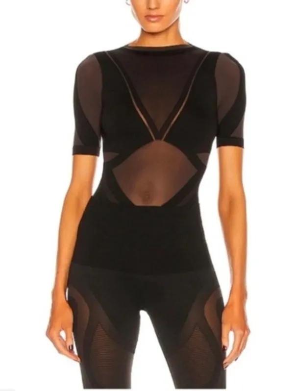Wolford x adidas Sheer Motion Bodysuit Size XS - Image 4