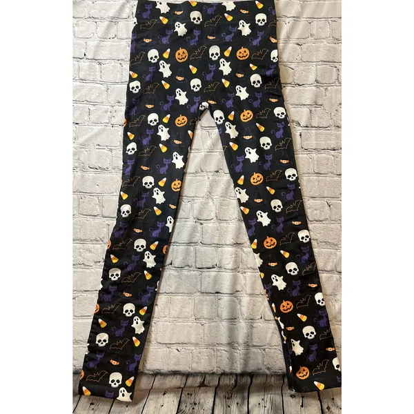 Hyde & EEK! BoutiqueHalloween Seamless Fleece Lined Leggings Women's -S/M NWOT - Image 3